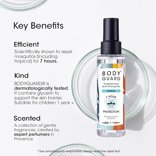 BODYGUARD Fragranced Anti Mosquito | Mosquito Repellent Spray | Up to 7 Hour Protection Against All Types of Mosquitos | Insect Repellent Spray | Marine (100ml) - Image 4