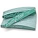 PrettyClaw | 25pc Professional Nail File 100/150 Grit Green Half Moon Acrylic Nail Files Plastic Center Double Sided Emery Board for Nails Washable 7 inch Nail File