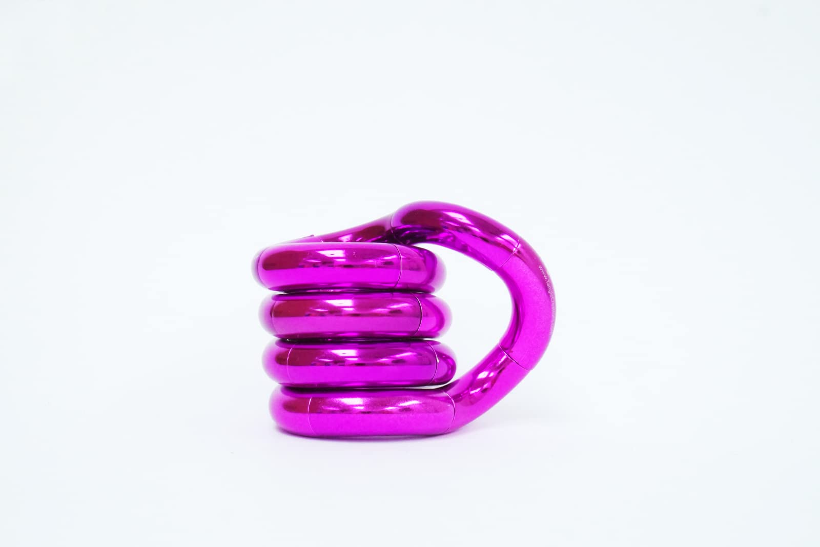 Tangle 85206 Fidget Toy Junior Metallic seria antystresowa, zabawka na palce, wspomaga koordynację i motorykę precyzyjną, możliwość dowolnego obracania i łączenia, zabawka motoryczna dla dzieci od 3
