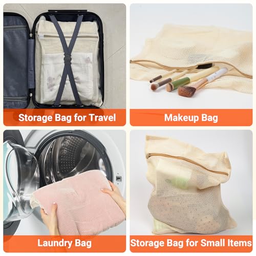 6Pcs-Organic-Cotton-Mesh-Laundry-Bags-for-Delicates-Durable-Mesh-Wash-Bags-Sturdy-Zipper-Laundry-Bag-for-Underwear-Clothes-Shoes-Socks-3-Large-3-Medium