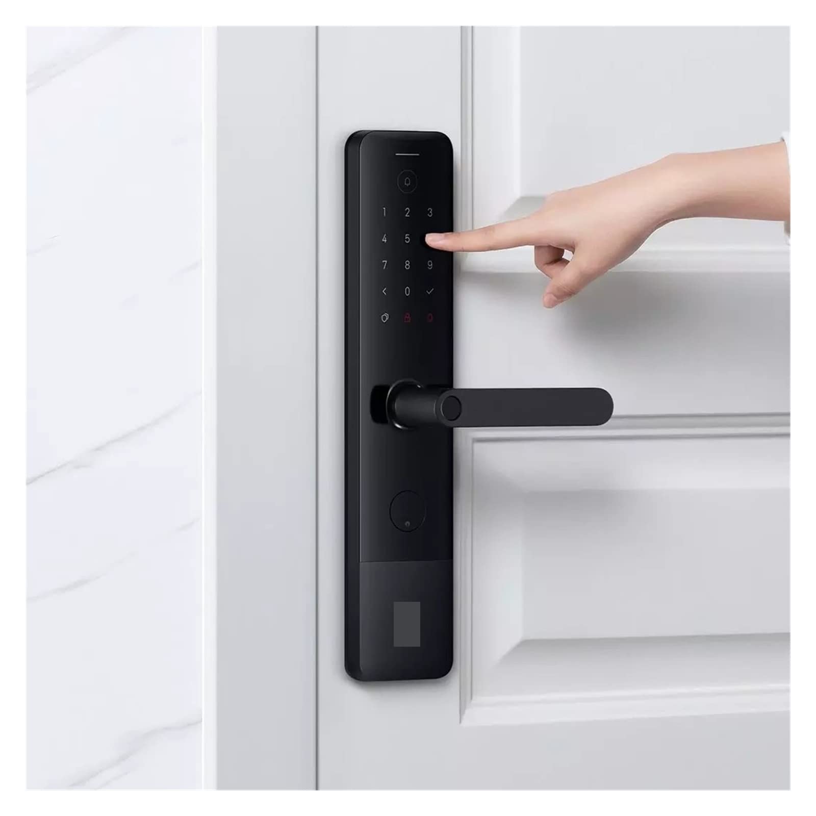Smart Door Lock E password dell'impronta digitale Unlock Rileva il lavoro dell'allarme