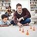 TOPPERFUN 30Pcs Mini Traffic Cones, 1in Mini Cones Roadblock Construction Signs, Tiny Traffic Toys Training Scene Roadblocks, Multifunctional Building Theme Party Sports Activity Models