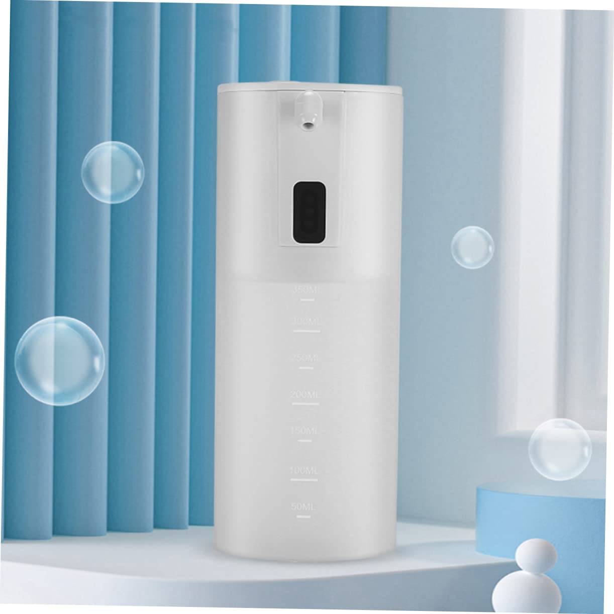 Dispensador de Jabón Espumoso Automático Sensor Infrarrojo 350ml | Abs y Pp, Color Blanco, Protección Ipx4, Uso en Cocina y Obsequio de Inauguración