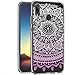 Produktbild Conie MC11054 Mandala Case Kompatibel mit Huawei P20 Lite, Orient TPU Hülle mit HD Muster Silikon Schutzhülle für P20 Lite Bumper Henna Pink Weiss
