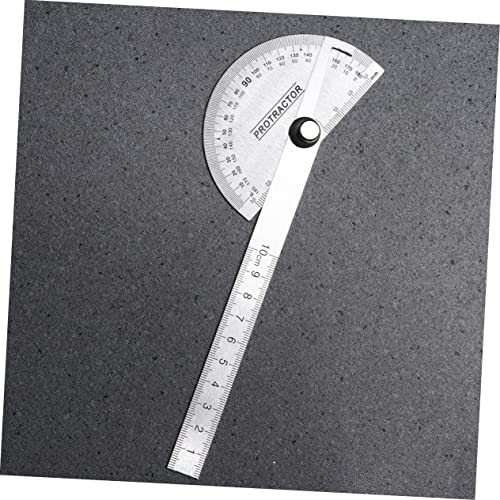 DOITOOL Braço De 3 Peças Grau Redondo Medição Digital Cm/Para Cabeça De Ângulo Inoxidável Prata Mult