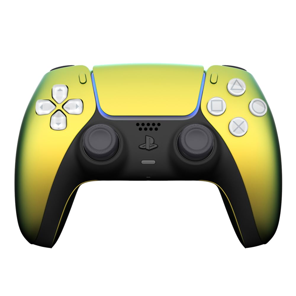 Merlin Craft Customized Dual Sense Gaming Controller FOR PS5 Video Game Controller Scratch Resistant - 1 Year Warranty - (Northern Lights)