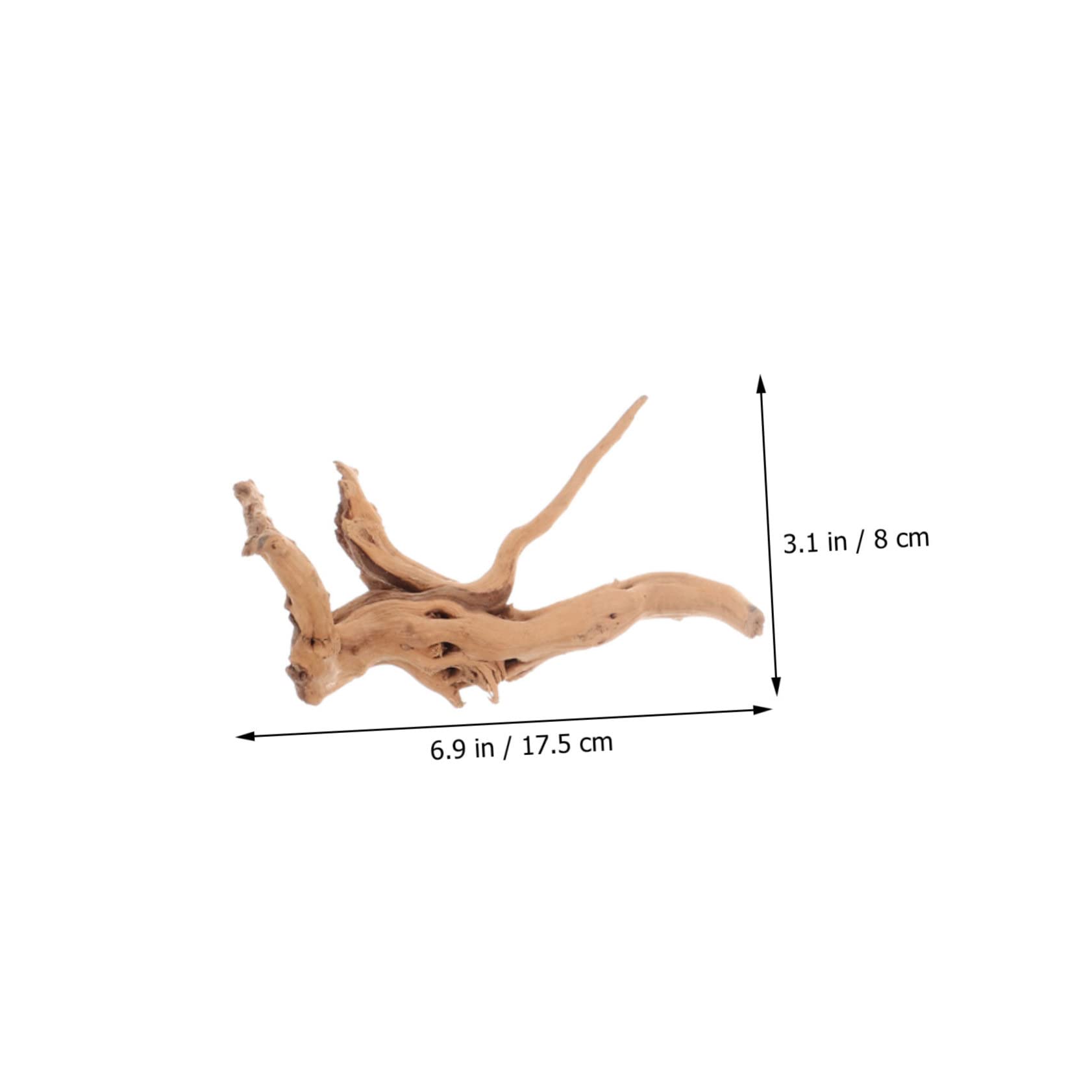 Toddmomy 3piezas Madera Flotante para Pecera Decoración Natural De Madera Flotante para Acuario Adorno De Tocón De Planta para De Acuario para Peceras y Hábitats De Reptiles