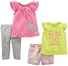 Simple Joys by Carter's Baby Girls' 4-Piece Playwe... #1