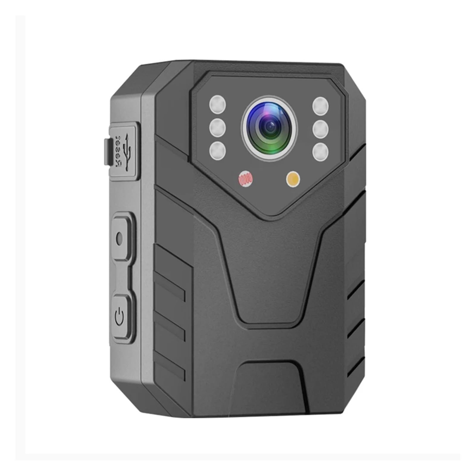 Kamery szpiegowskie Kamera akcji 1080P HD DV 2-calowy ekran dotykowy IPS Noktowizor Minikamery do noszenia 1800mAh Kamera Bodycam do egzekwowania prawa na spotkanie w celu wykonania usługi, rejestracj