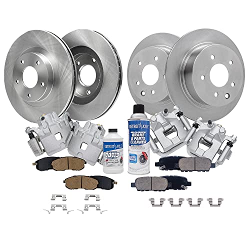 Image of Detroit Axle - 14PC Brake Kit for 2002 2003 2004 2005 2006 Nissan Altima