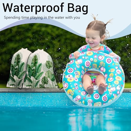Image of Botanical Gymnastics Grip Bag Tropical Plants Small Drawstring Gym Bag for Yoga