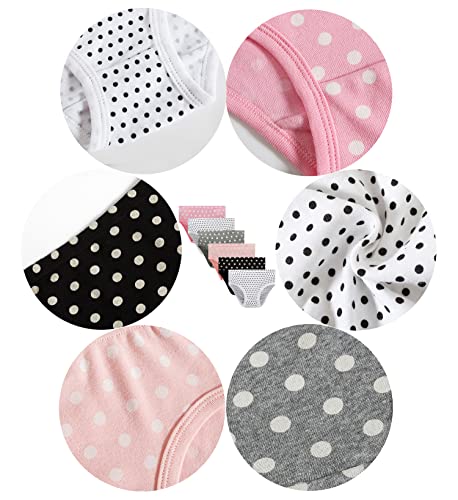 Image of Barara King Little Girls Soft 100% Cotton Underwear Toddler Panties Big Kids Undies