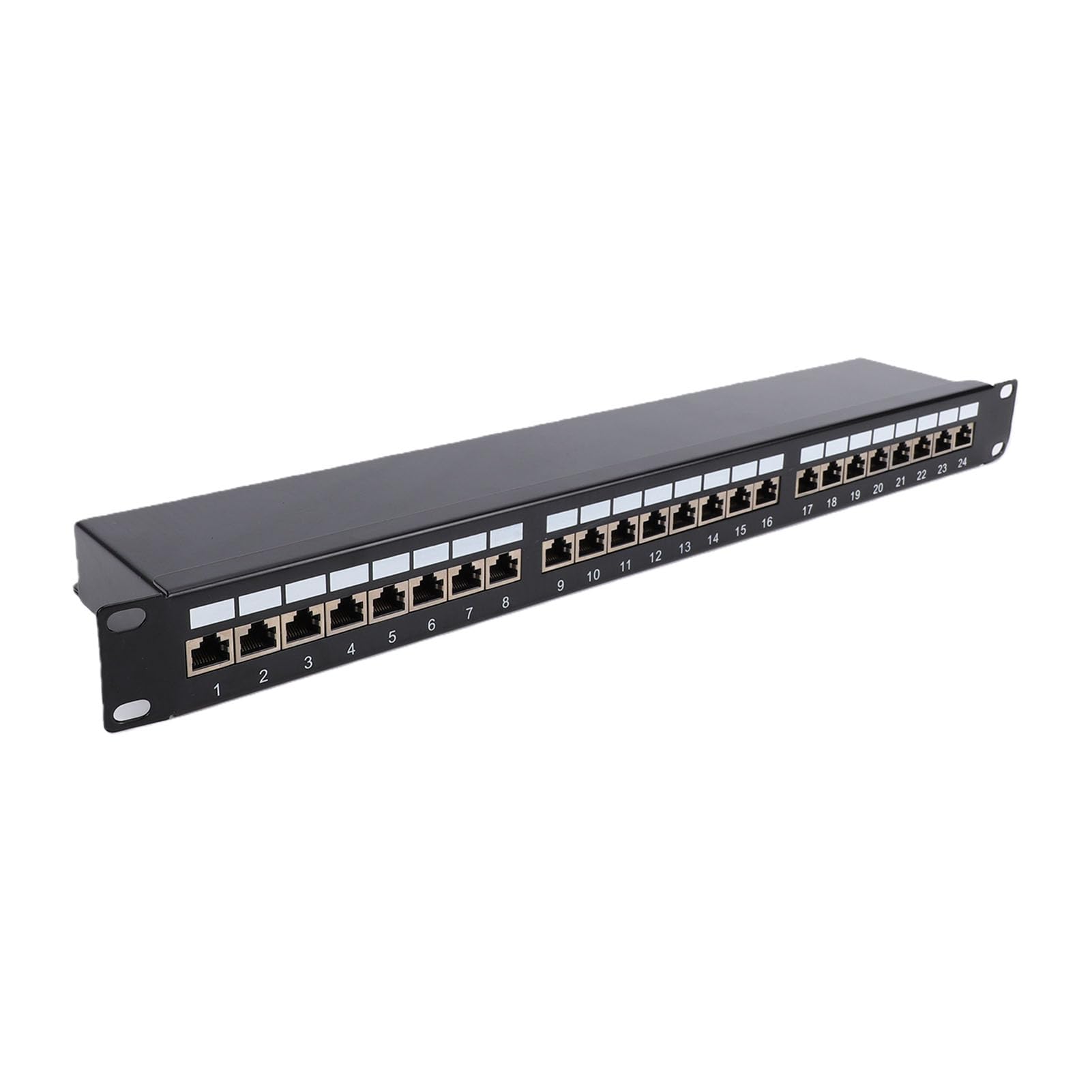 Jectse Panel Krosowy 24 Porty CAT 7, 19 Cali 10Gbps, do Szafy Rack