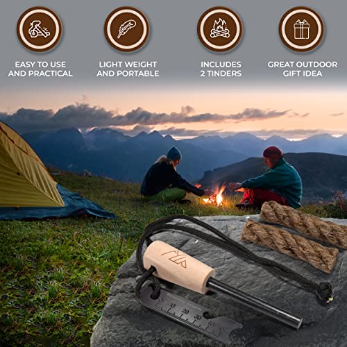 Wilderness Pursuits Fire Starting Kit – Premium Survival Gear For The Ultimate Adventurer – Practical And Versatile Camping Gear For Outdoor Activities – Ideal Emergency Supplies #TOP4