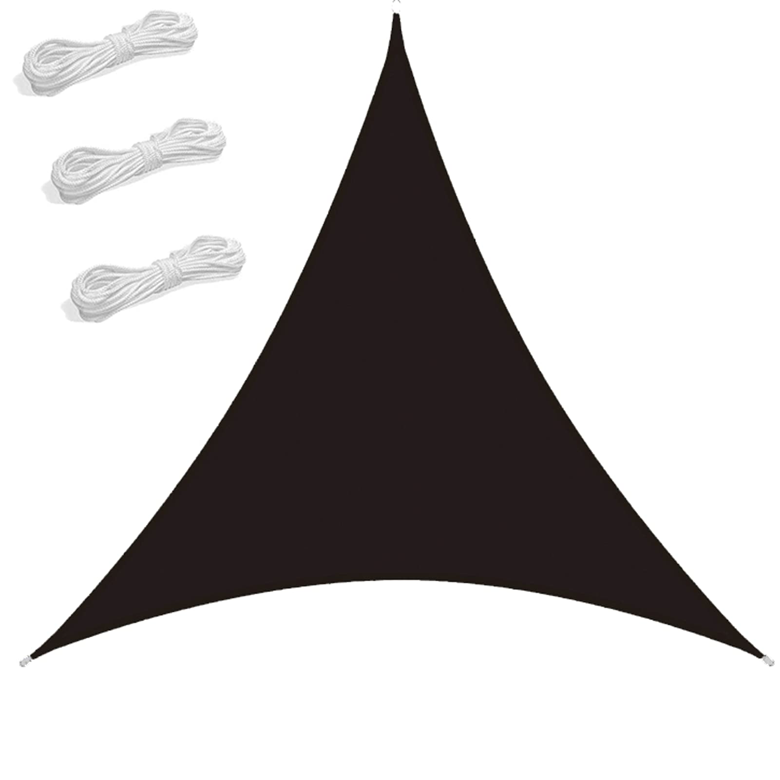 Voile d'ombrage triangulaire imperméable contre les UV et la pluie sur le balcon