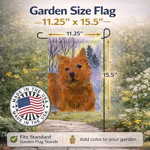 Norwich Terrier Flag drapeau jardin résistant multicolore - 3