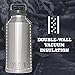 YETI Rambler 64 oz Bottle, Vacuum Insulated, Leakproof, Stainless Steel with Chug Cap, Nordic Blue