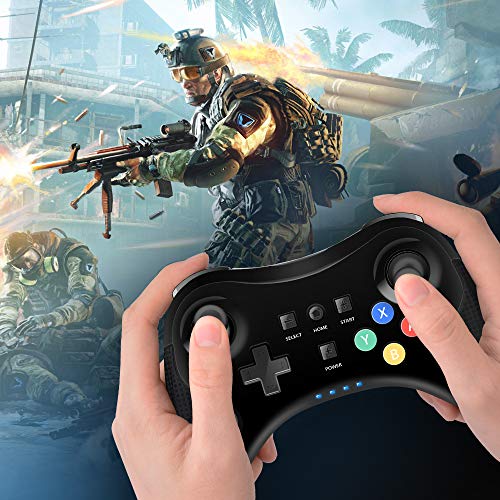 image for Wireless Controller for Wii U Pro, PowerLead Pro Controller Gamepad fo