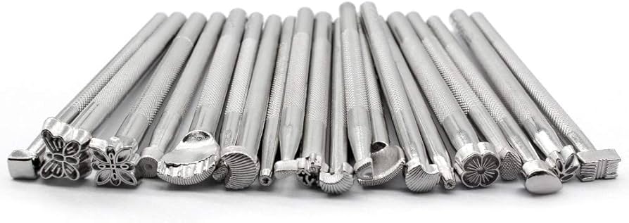 Amazon.co.jp: 20種レザークラフト 刻印 革 刻印 レザークラフト