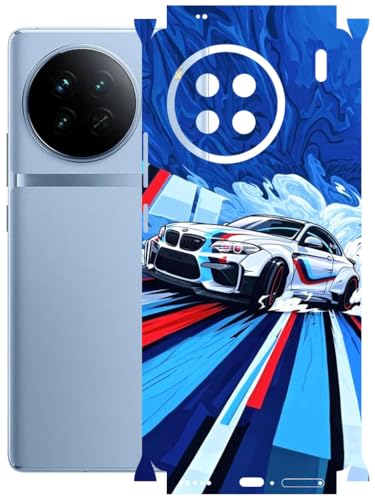Image of AtOdds - Full Body Back Screen Guard Protector Film - Lamination Wrap Skin Sticker Compatible with VIVO X90 | Scratchproof Matte Finish (BWM)