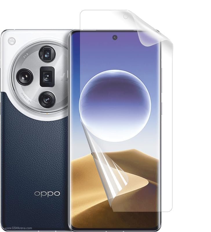 Image of BLACKSHEEP Matte Screen Protector for Oppo Find X7 5G Membrane Case Friendly Full Edge to Edge Screen Coverage & Installation Kit-(Pack of 1)