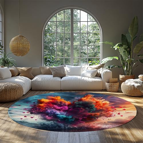 Tapis de la Saint-Valentin décoration intérieure romantique 120cm - 2