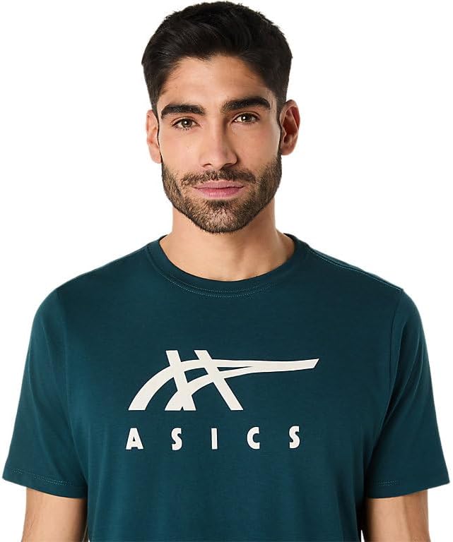 ASICS Men's STRIPE Short Sleeve TEE Running Apparel