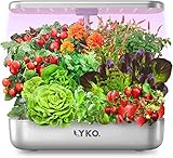 Hydroponics Growing System 12 Pods,LYKO Indoor Garden w/Full-Spectrum 36W Grow Light,Indoor Herb Gar