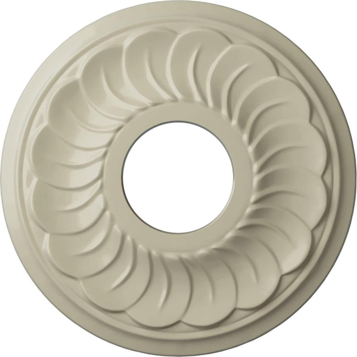 Ekena Millwork Jet Blackthorne Ceiling Medallion, Steel Gray — Amazon image 23