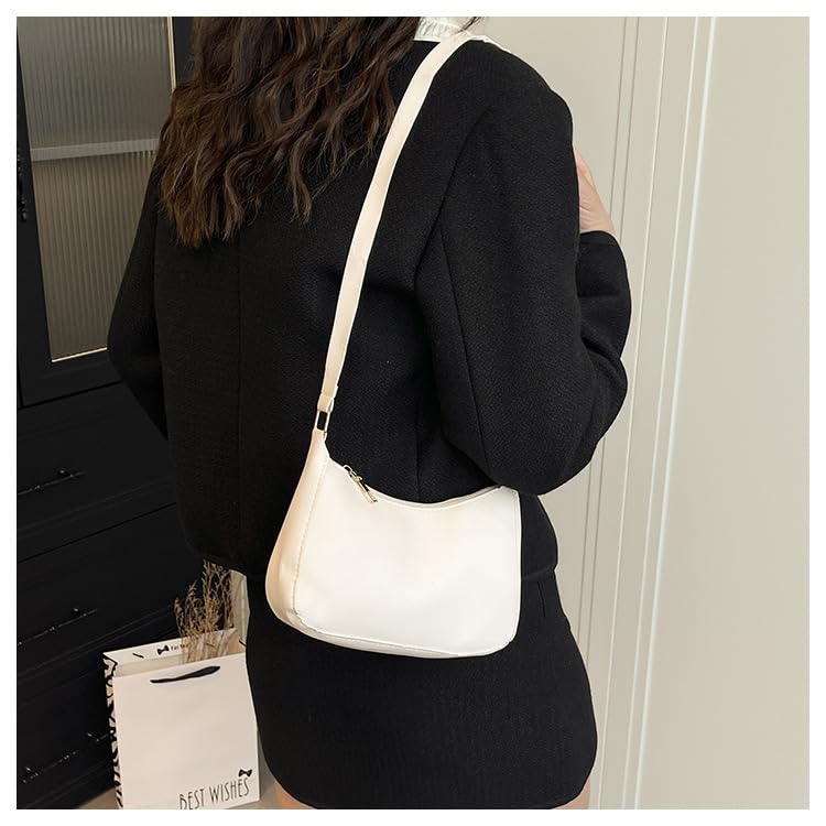 Bolsos bandolera para mujer, bonito bolso hobo tipo tote, minicartera con cierre de cremallera miniatura 3