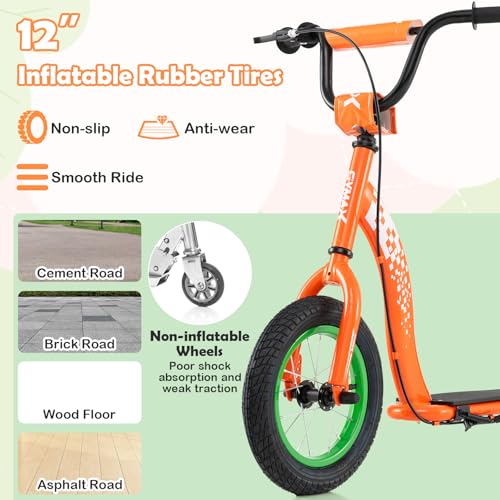 GYMAX Off-Road Kick Scooter