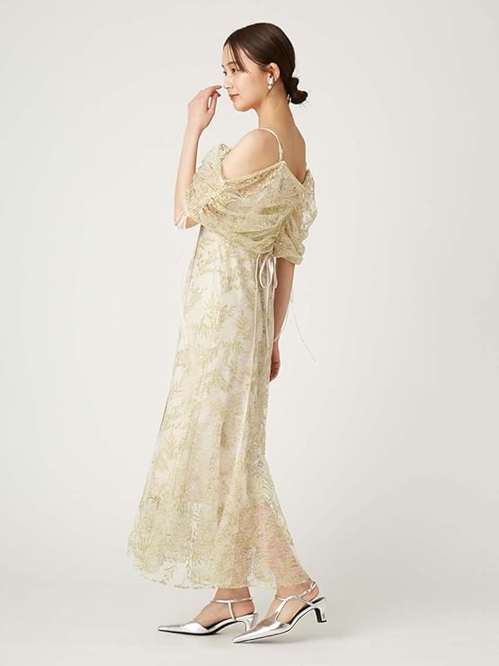 @　シークイーンフラワーオフショルドレス Amazon.co.jp: [フレイ アイディー] シークイーンフラワーオフショル