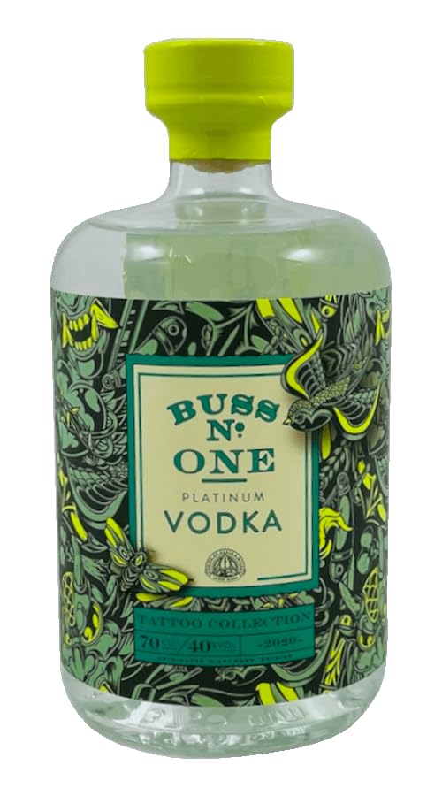 Buss No. One Platinum Vodka 40% 0,7l Flasche