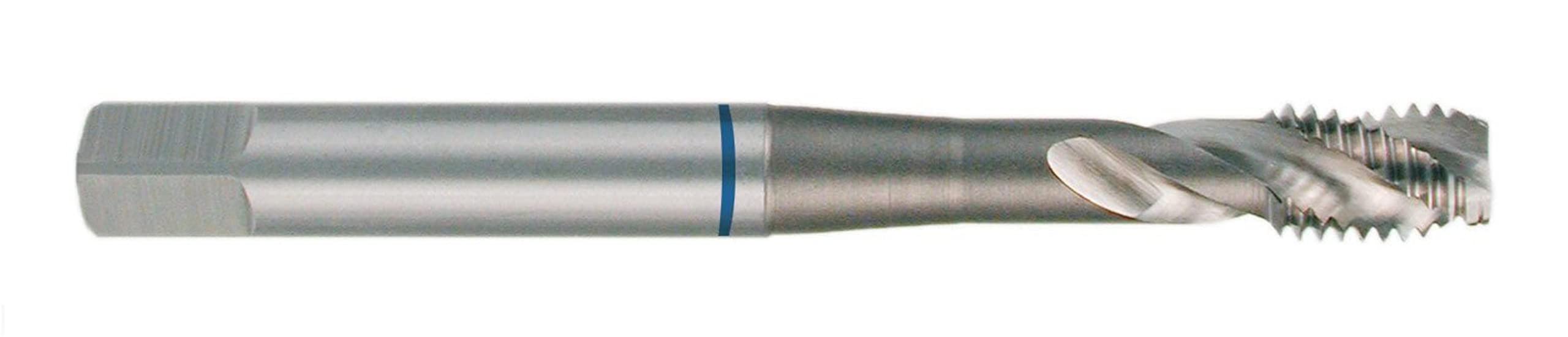RUKO HSS Machine Tap, DIN 376, Type C/35, M 2 x 0.40mm, 2.8mm Shank, 1.60mm Core Hole, 45.0mm Length, 8.0mm Thread Length