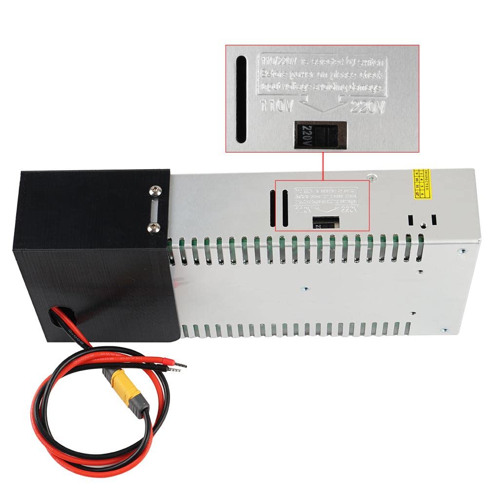 Alimentation Régulée pour Imprimante 3D Transformateur de Tension Boîtier Métallique Protection Contre Les Surcharges Adaptée aux Utilisateurs