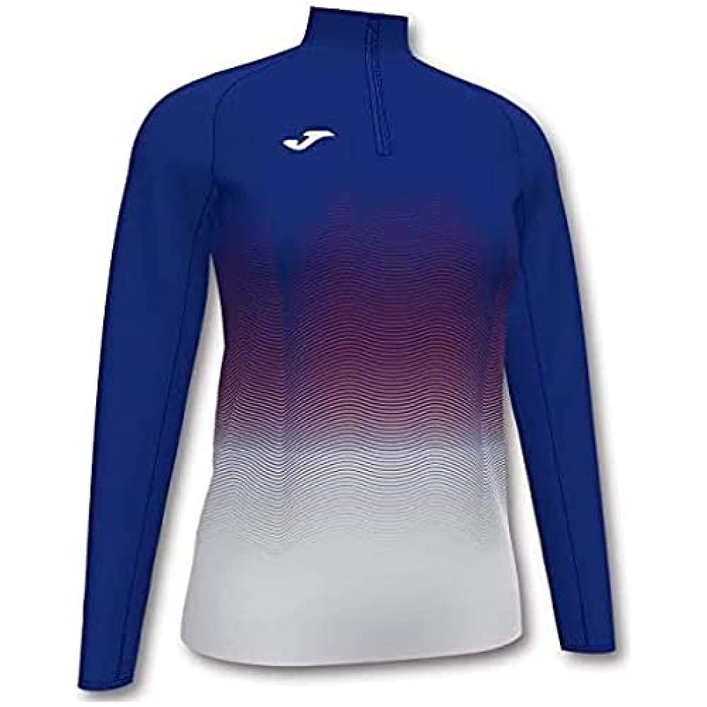 Joma Elite VII Women's Running Sweatshirt, womens, Running sweatshirt, 901031.722, Royal-White, M