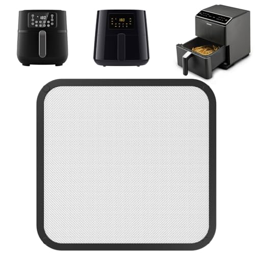 Pantalla de Salpicaduras para Freidora de Aire, Molde Silicona Freidora de Aire Accesorios para Cosori TurboBlaze 5,5L 6,0L 6,2L, Philips 5000 HD9285/90 XXL 7,2L, y 3000 HD9270/90 XL 6,2L,22x21x0.5cm
