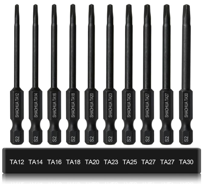 10PCS Triangle Screwdriver Set, 2.5Inch Long Triangle