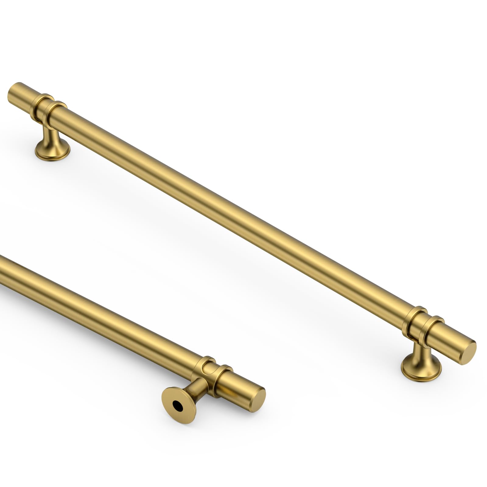 Asidrama 10 Pack 5 Inch(128mm) Champagne Bronze and Matte Black Kitchen Cabinet Handles, Cabinet Pulls Kitchen Cabinet Hardware Cupboard Handles Drawer Pulls — Amazon image 20