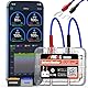 ANCEL BM200 12V KFZ Batterietester, Bluetooth 4.2 Batteriewächter Diagnose Analyzer, Auto Batteriemonitore für Lithium & Blei Säur Batterien mit Cranking & Charging Test, Alarm, Record Voltage History