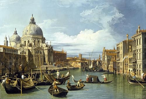 Toile Venise par Antonio Canal 60x90cm pour décoration de salon