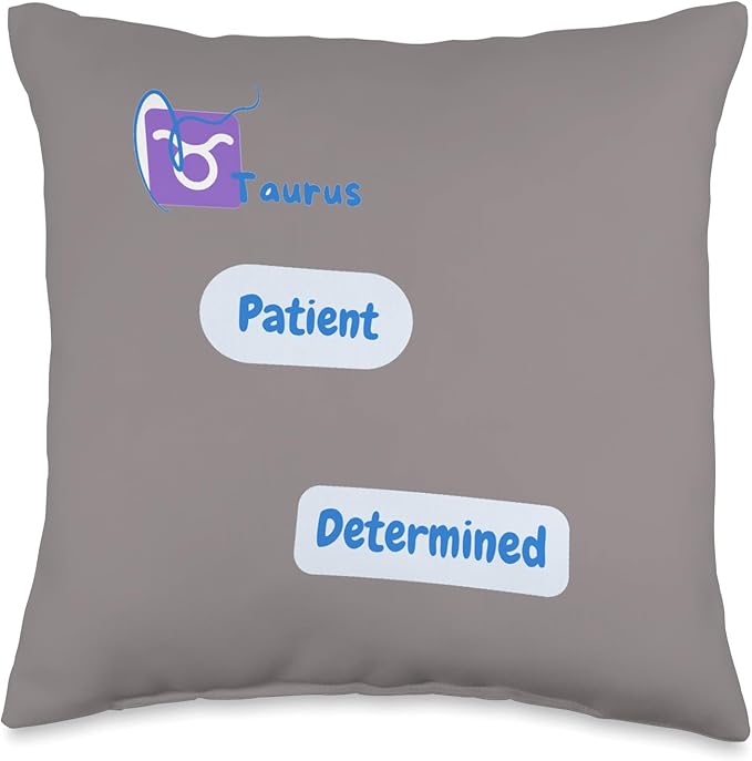 astrological sign Taurus Throw Pillow