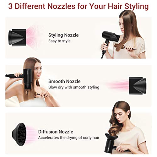 Shrate 1902 Hair Dryer Blow Dryer With Diffuser For Curly Hair Professional Salon Hair Dryer Attachment Diffuser And Concentrator Nozzle For Women Styling Natural #TOP3