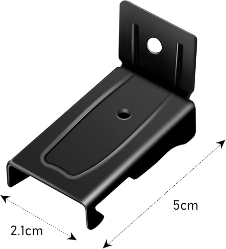 Miniatura 9 de TOKPLNU Tope de extremo de cortina para riel de cortina flexible y flexible, paquete de 4 tapas de extremos de riel de cortina para montaje en pared