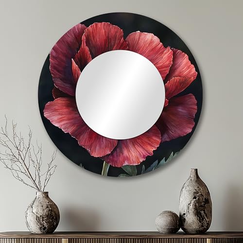 DesignQ - Layers of Grace in a Burgundy Peony III