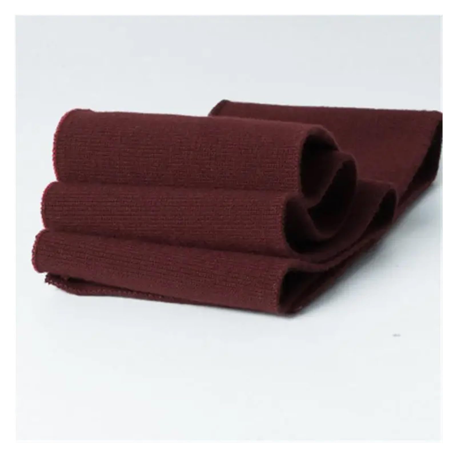 Ribbed Knit Cuff 80cm High Elastic Rib Anti-Pilling Polyester Yarn-Dyed Threaded Hem for Cuffs Neckline Clothes DIY(6,3.5CM X 80CM)