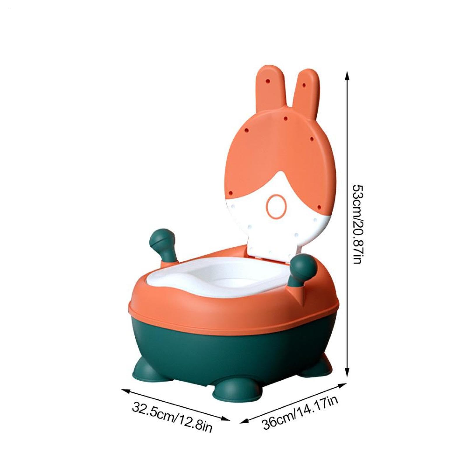 Kindertöpfchen – 20-Zoll-Trainingstoilette | Kleinkindersitz aus ABS –