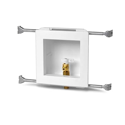 Oatey 38496 Washing Machine Outlet Box Faceplate