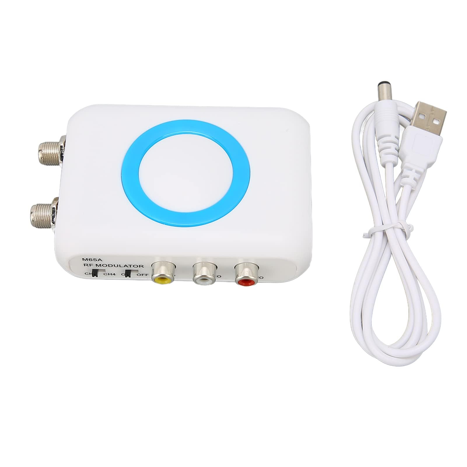 HF Modulator, RF Modulator HD Multimedia Schnittstelleneingang AV Ausgang HF Ausgang Professioneller HD VHF Demodulator Konverter für CATV System Unterstützt NTSC und PAL TV Format