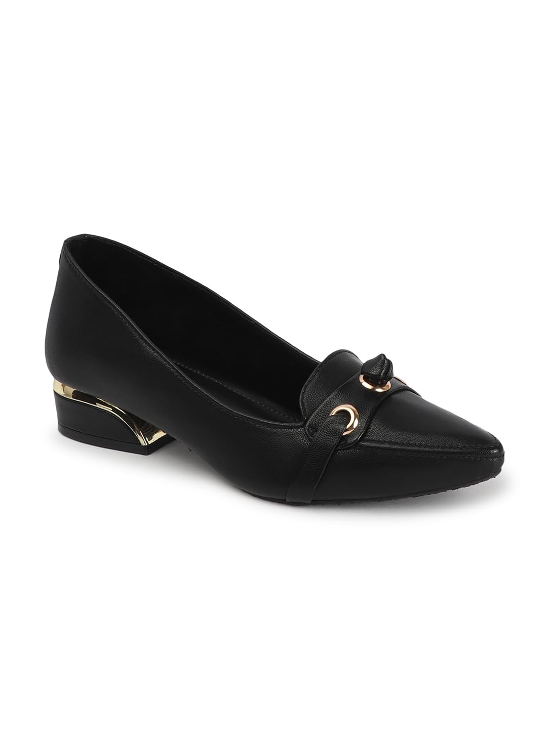 carlton london Women Comfortable Block Heel Pointed Toe Fashion Pump Shoes for Daily use, Office use, Casual use-picture-33